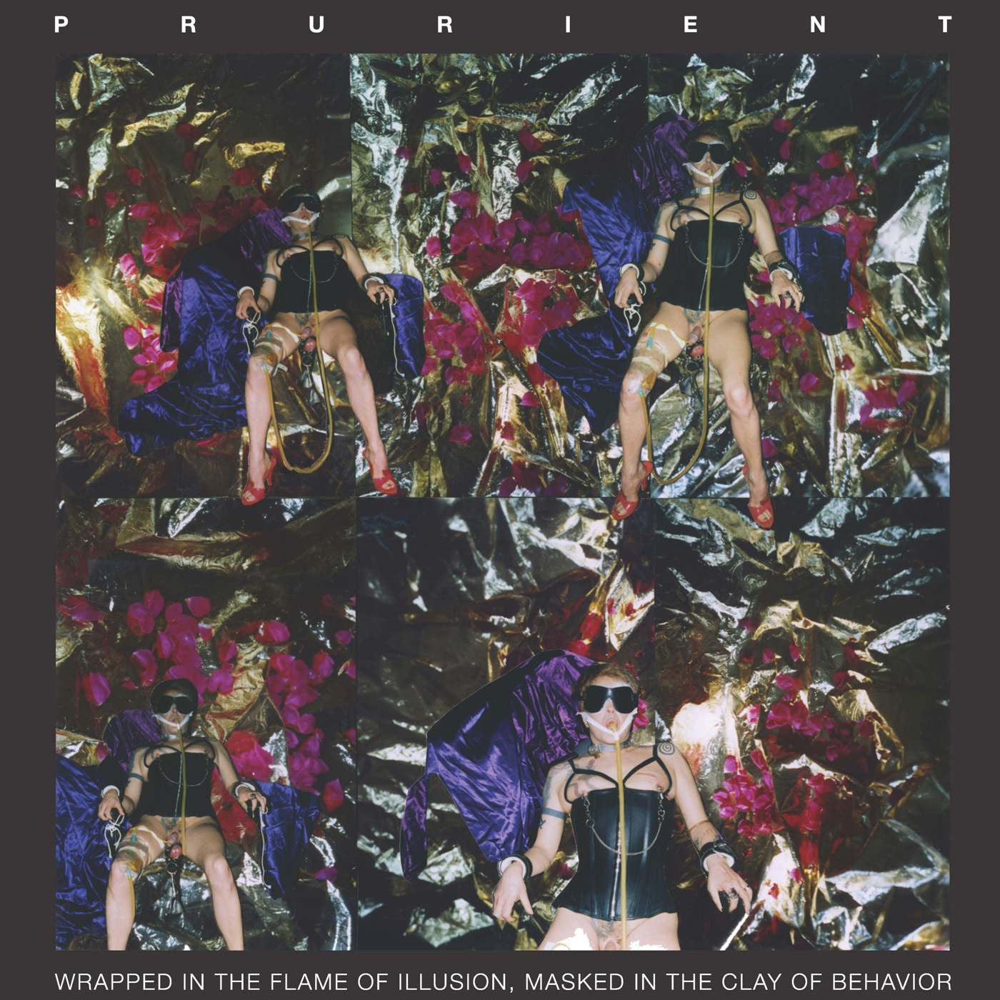 prurient-wrapped-in-the-flame-double-7-pouces-noir image 1