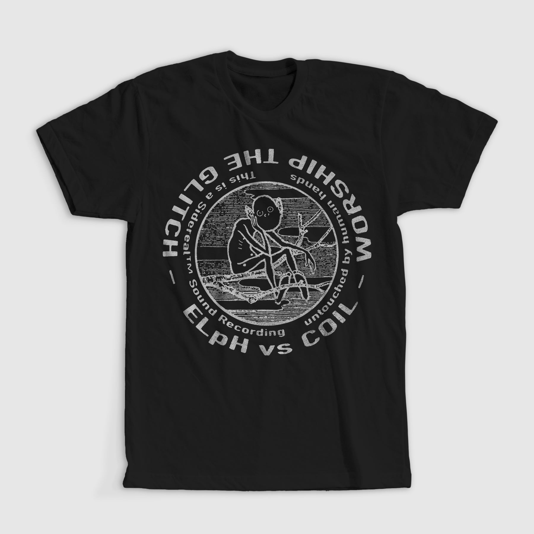 coil-worship-the-glitch-t-shirt-noir-taille-xl image 1