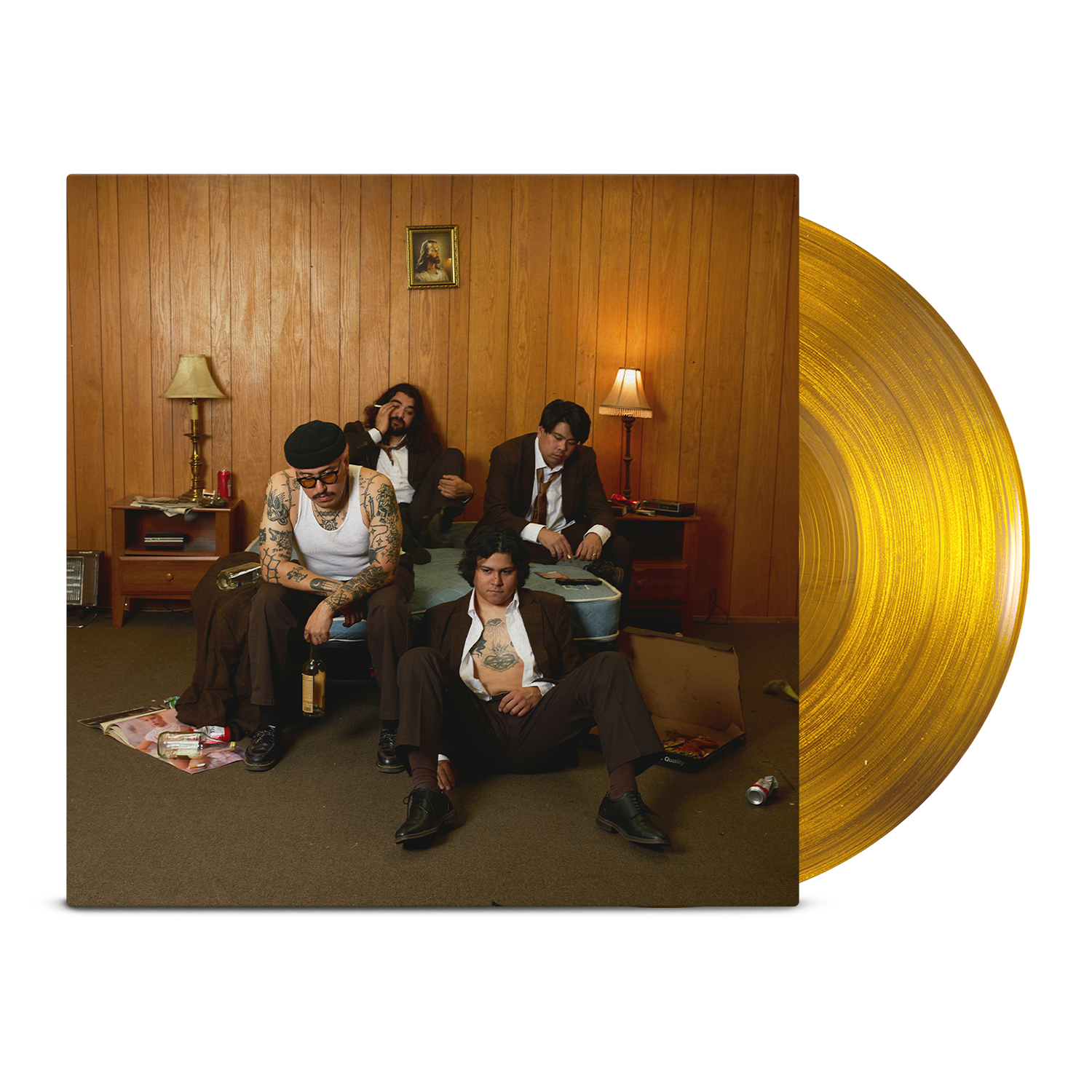 death-lens-what-s-left-now-vinyle-lp-orange-transparent image 1