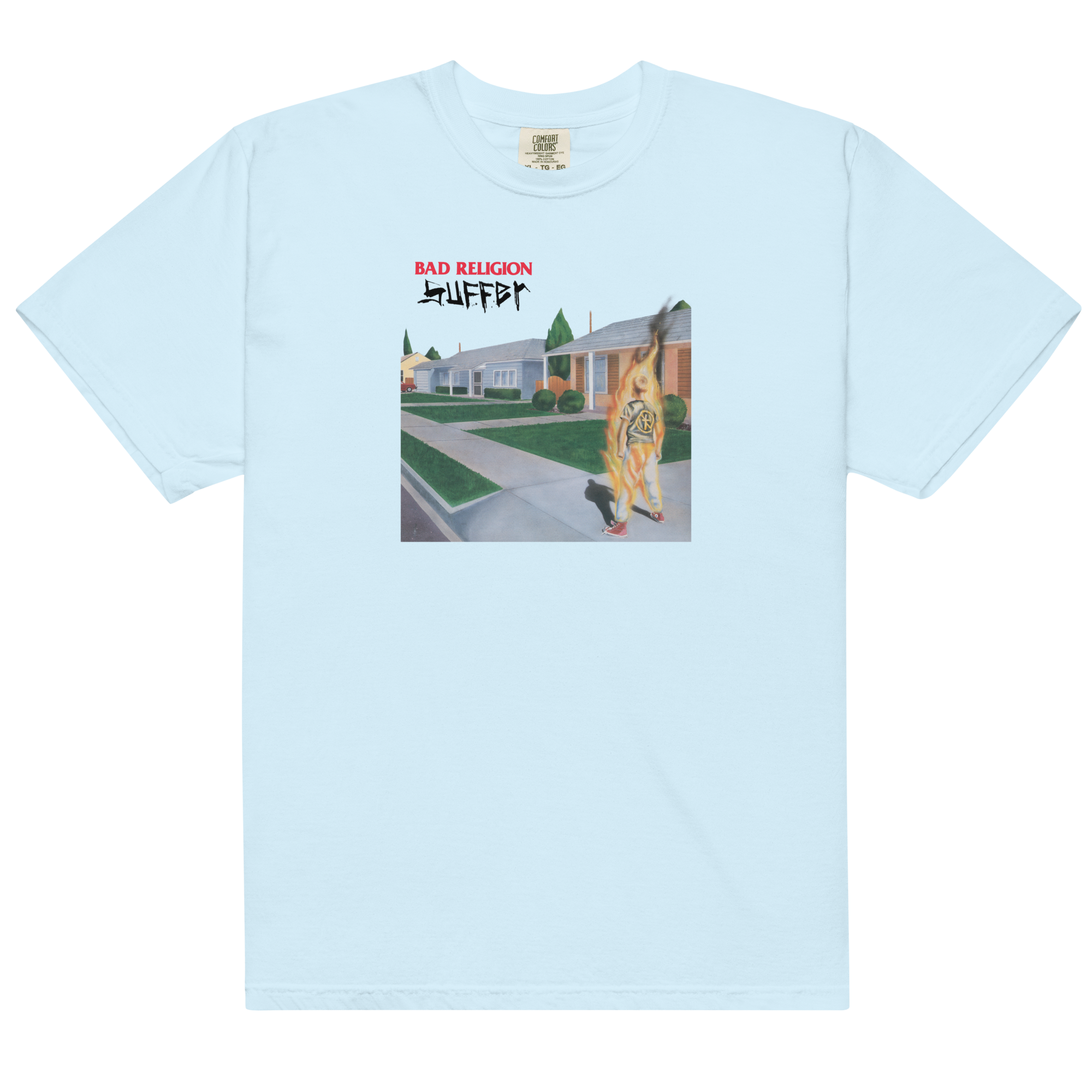 bad-religion-suffer-t-shirt-bleu-clair-100-coton image 1