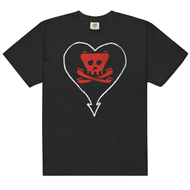 alkaline-trio-heartskull-tone-t-shirt-noir-coton image 1