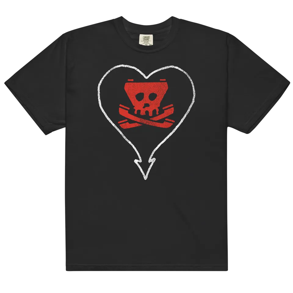 alkaline-trio-heartskull-tone-t-shirt-noir-coton image 1