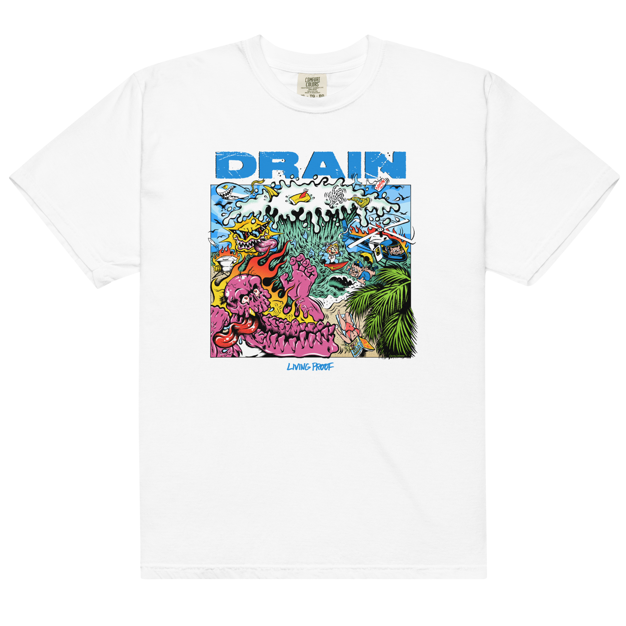epitaph-drain-living-proof-t-shirt-blanc-coton image 1
