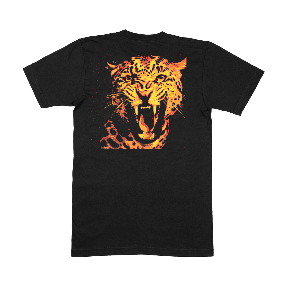 social-distortion-leopard-t-shirt-noir-coton image 3