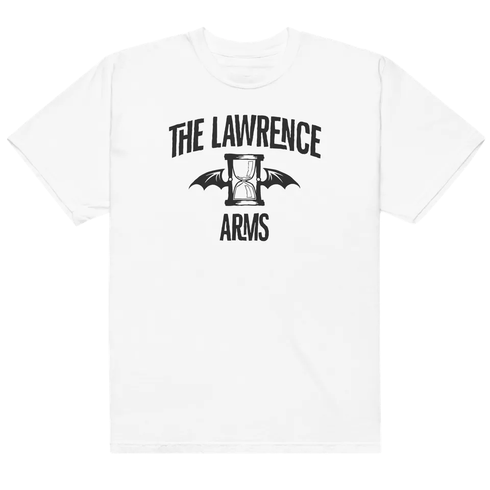 the-lawrence-arms-flappy-logo-t-shirt-blanc-taille-m image 1