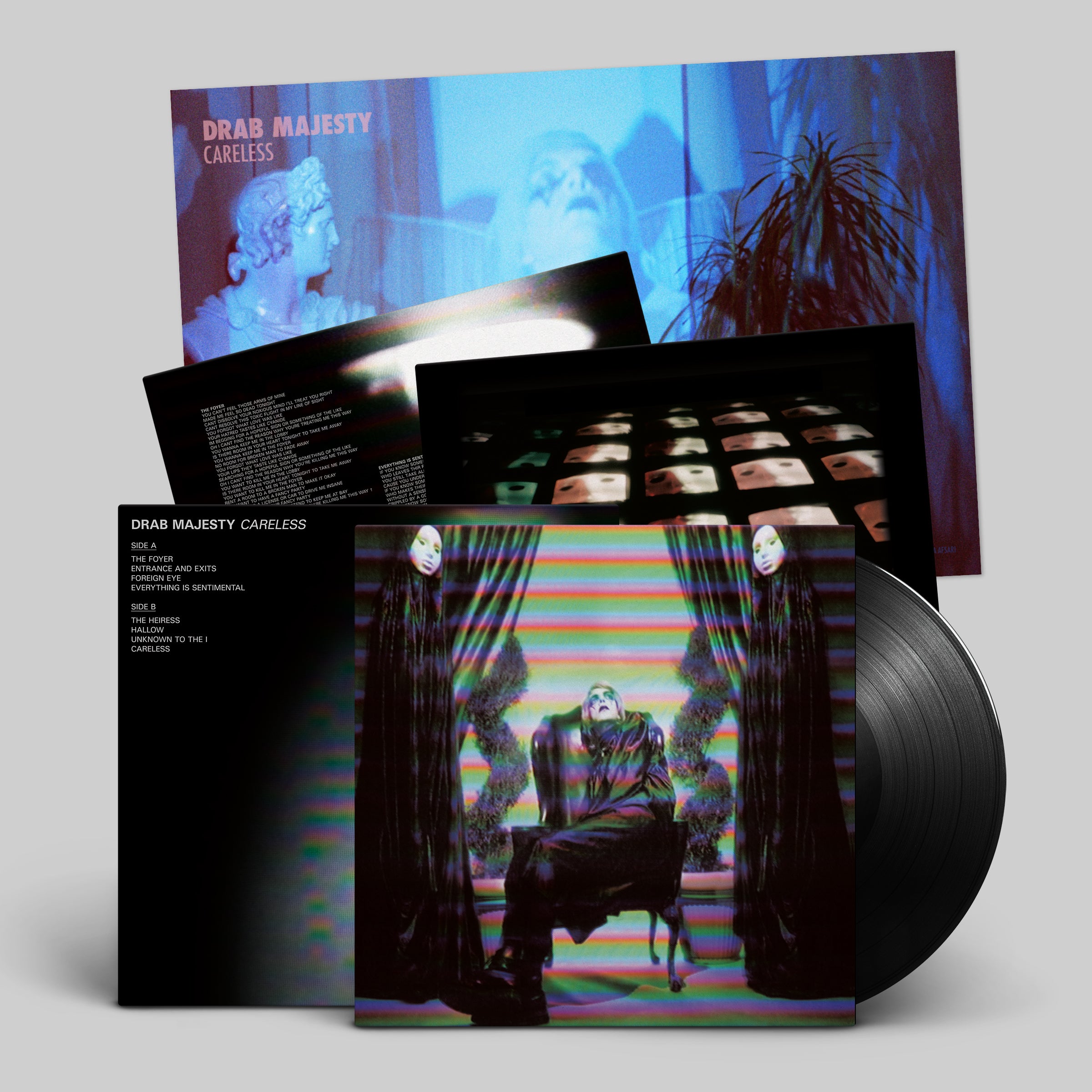 drab-majesty-careless-vinyle-lp-noir-dition-black-vinyl-lp image 2