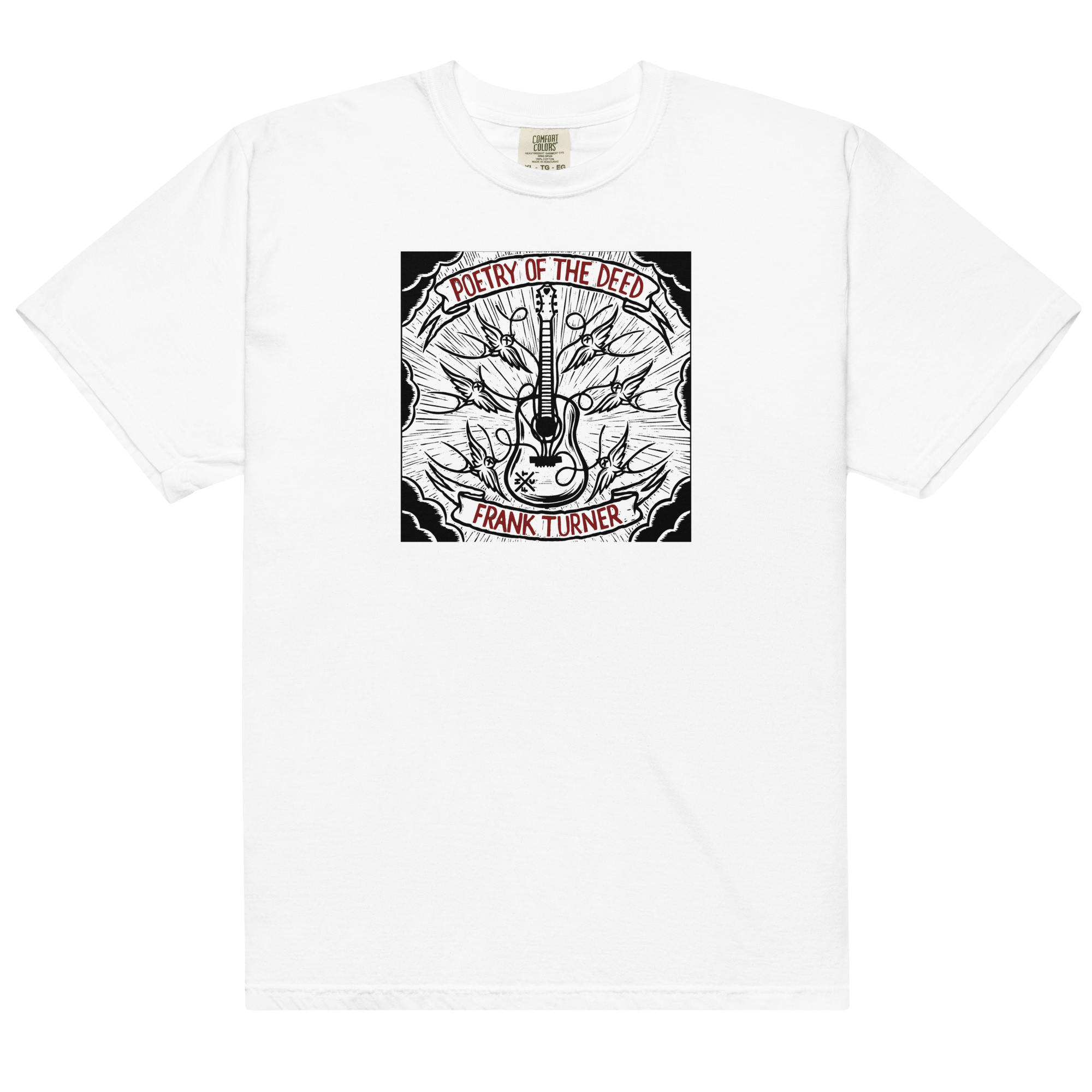 frank-turner-poetry-of-the-deed-t-shirt-blanc image 1
