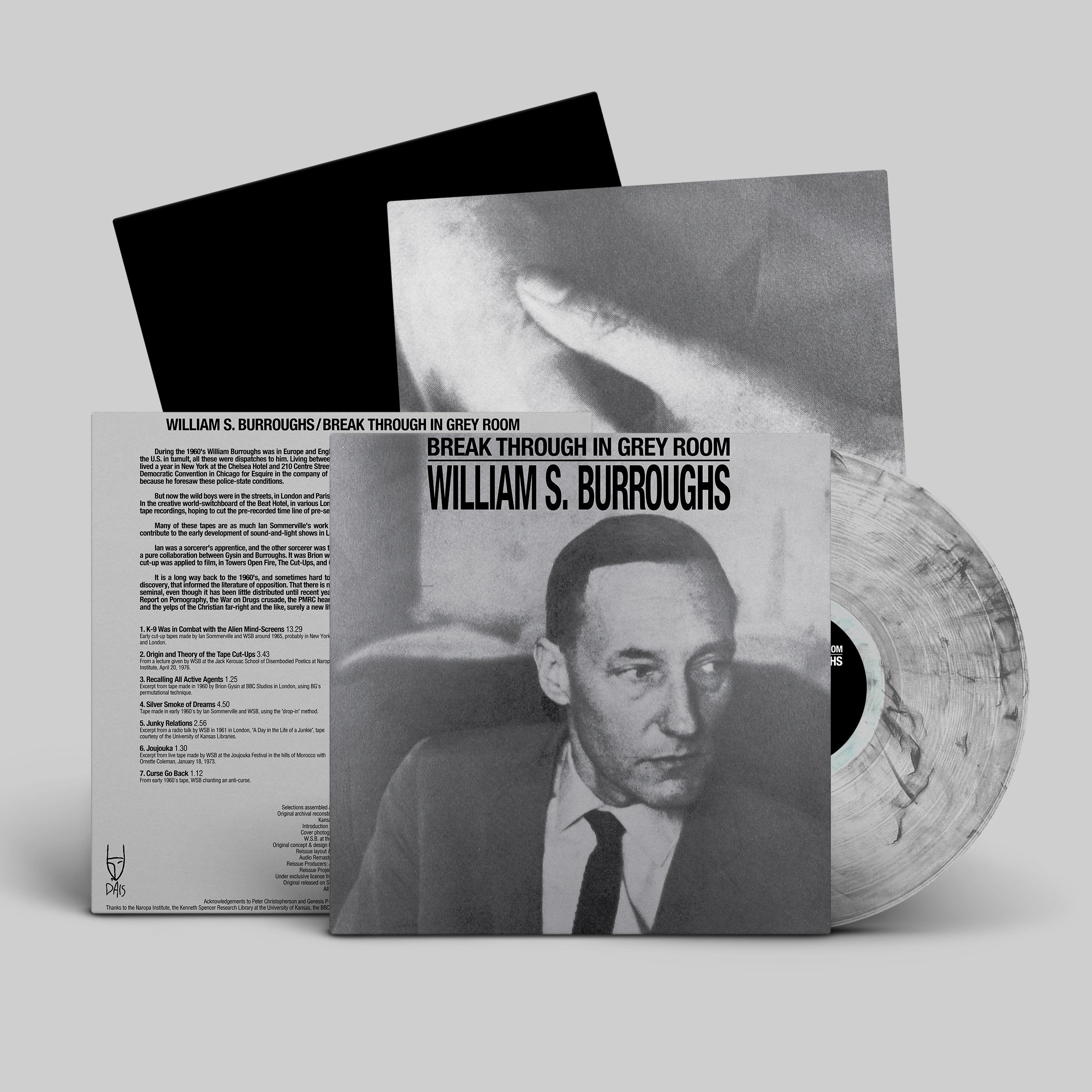 dais-burroughs-break-through-vinyle-lp-noir-spoken-word image 2
