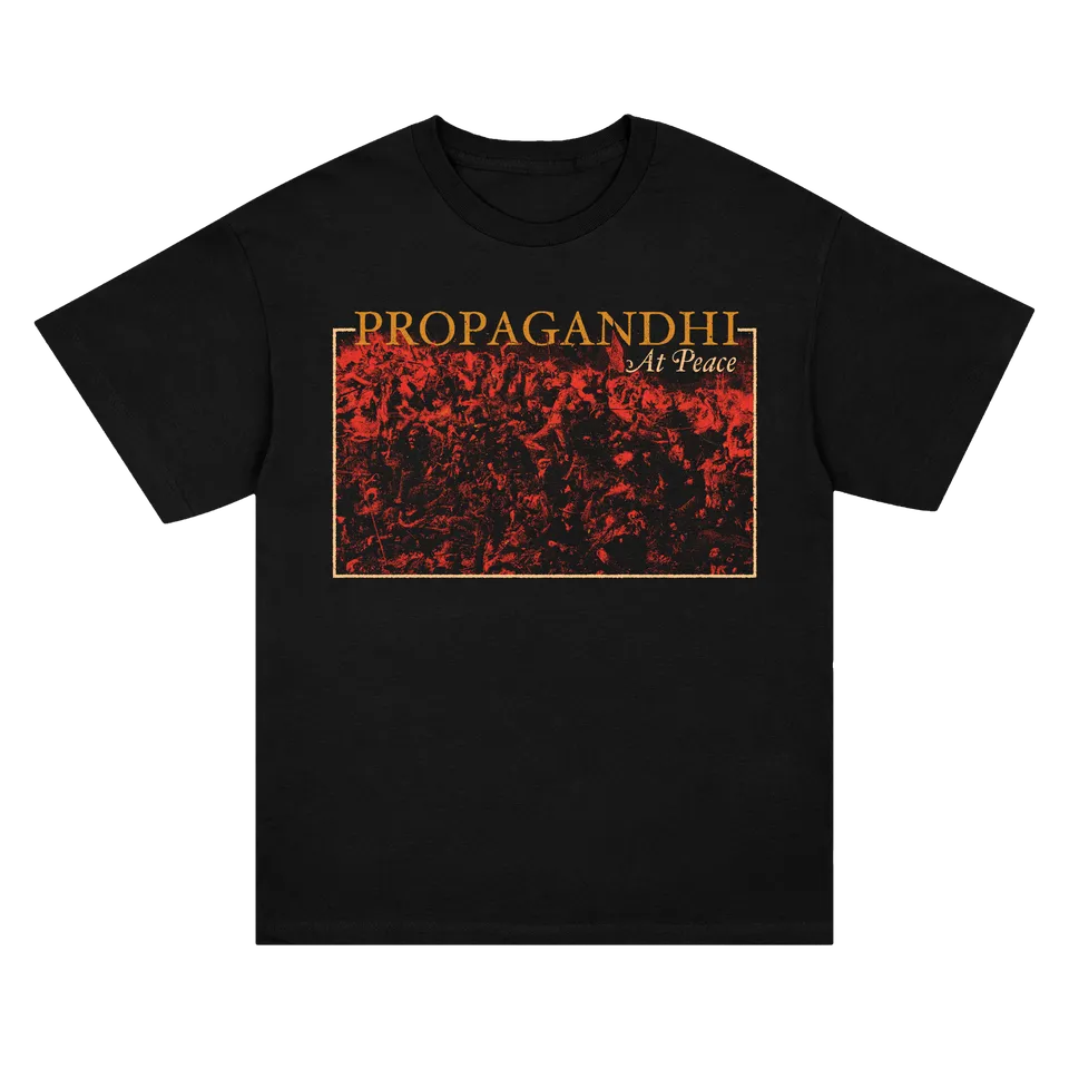 propagandhi-at-peace-t-shirt-noir-coton-album image 1