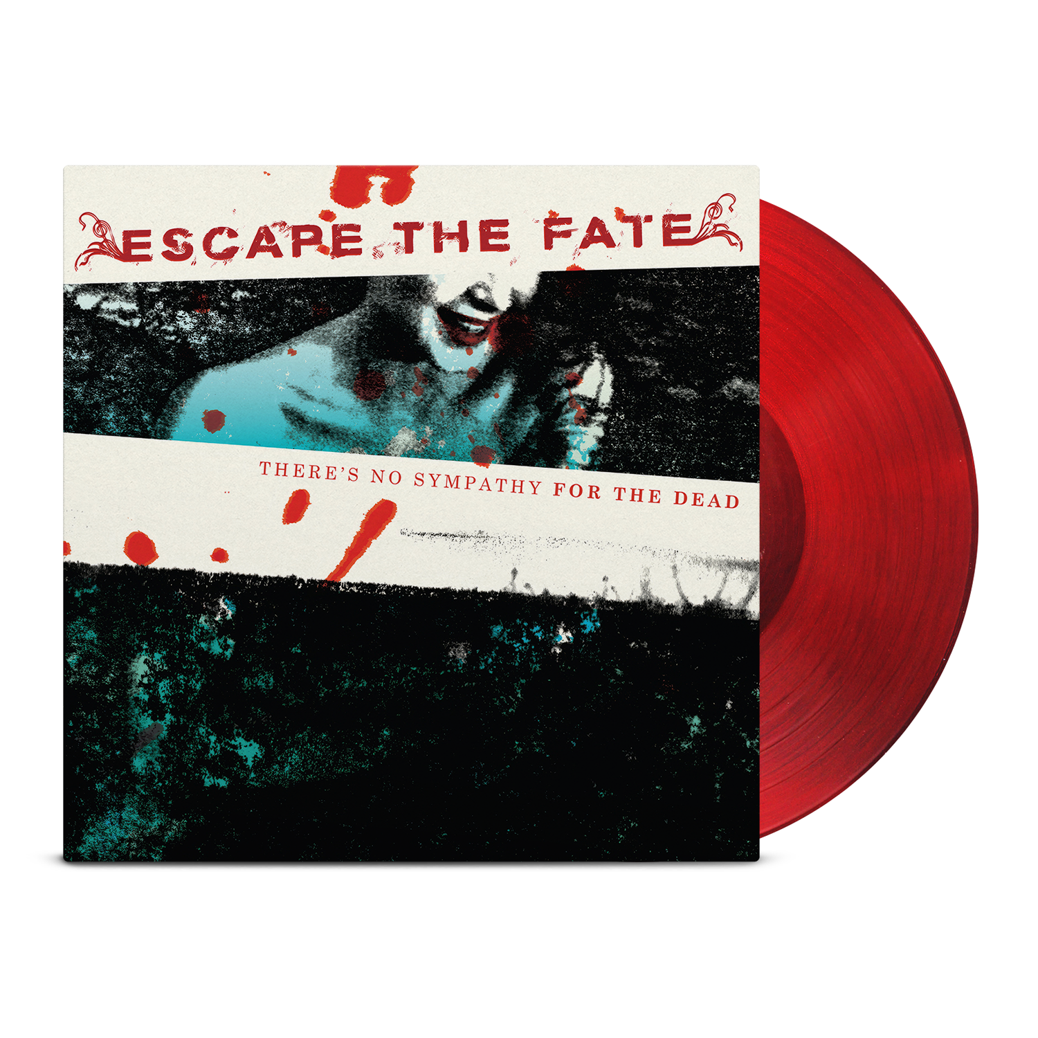 escape-the-fate-no-sympathy-ep-vinyle-rouge-12 image 1