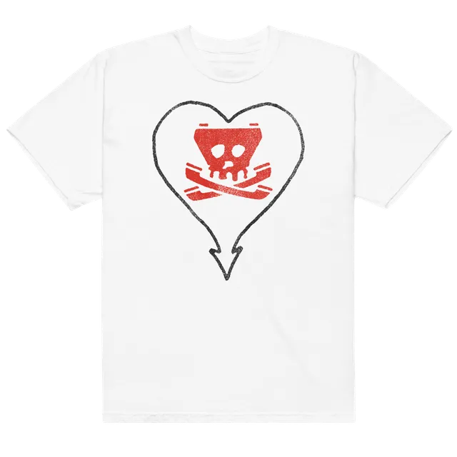 alkaline-trio-heartskull-tone-t-shirt-blanc-coton image 1