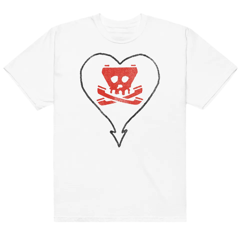 alkaline-trio-heartskull-tone-t-shirt-blanc-coton image 1