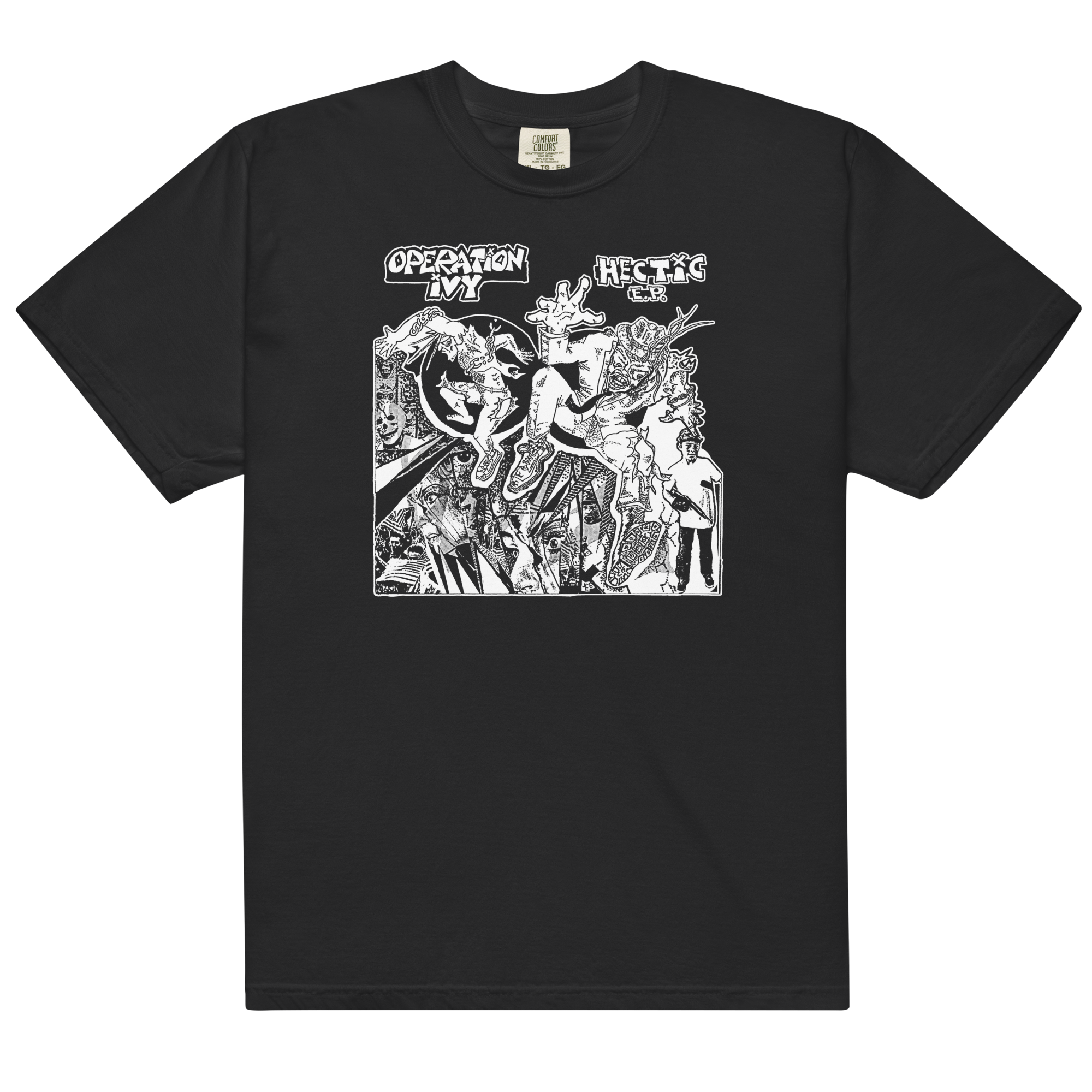operation-ivy-hectic-t-shirt-noir-coton-ep image 1