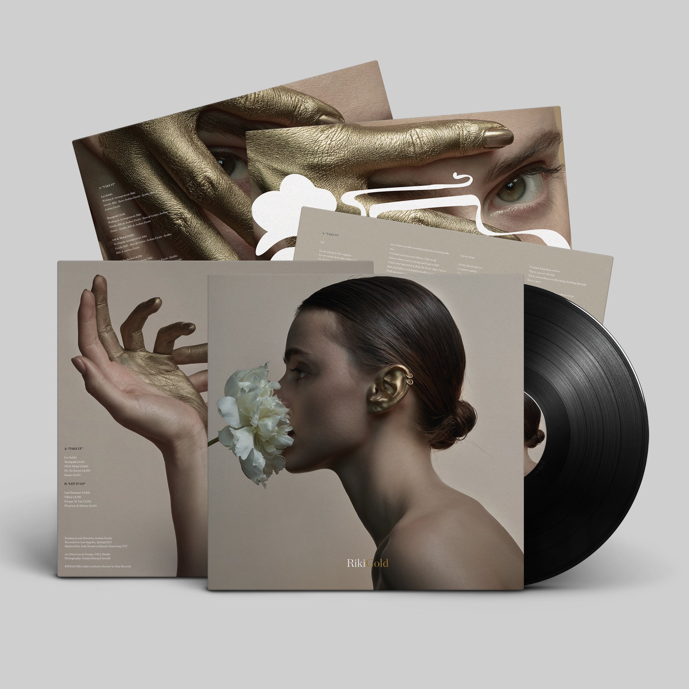 riki-gold-vinyle-lp-rouge-red-in-clear-synth-pop image 7