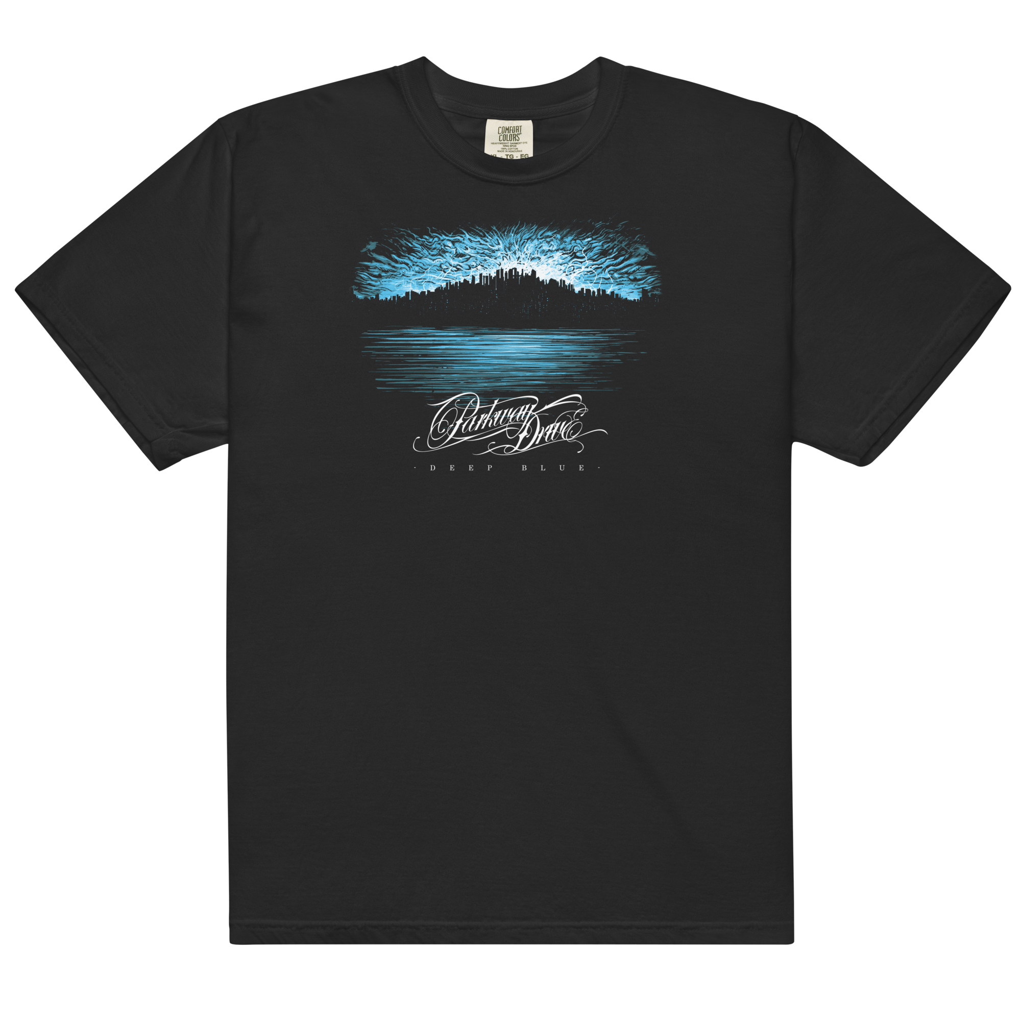 epitaph-records-deep-blue-t-shirt-noir-coton image 1