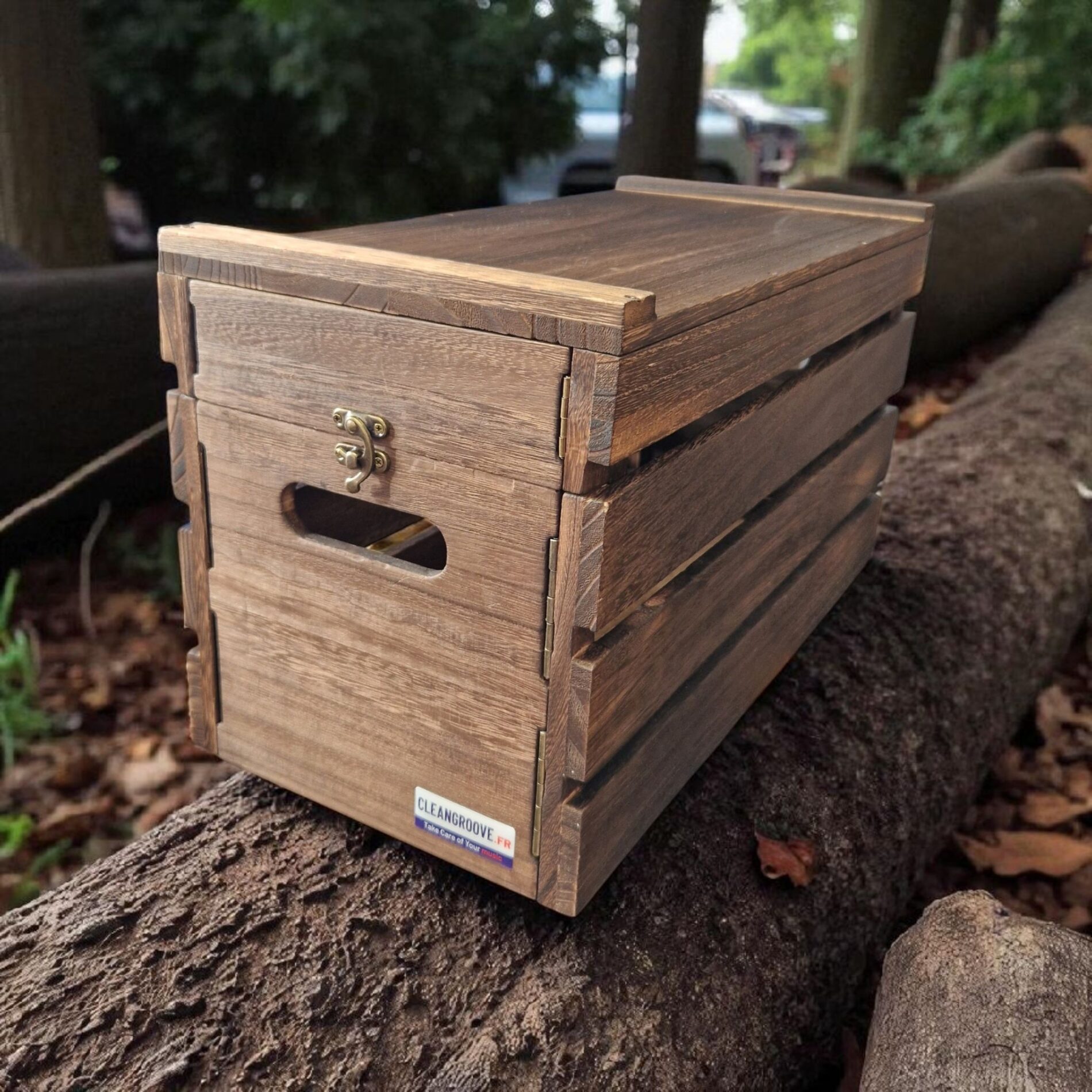 cleangroove-groovebox-45-caisse-vinyle-bois-lot-de-2-150-disques image 3