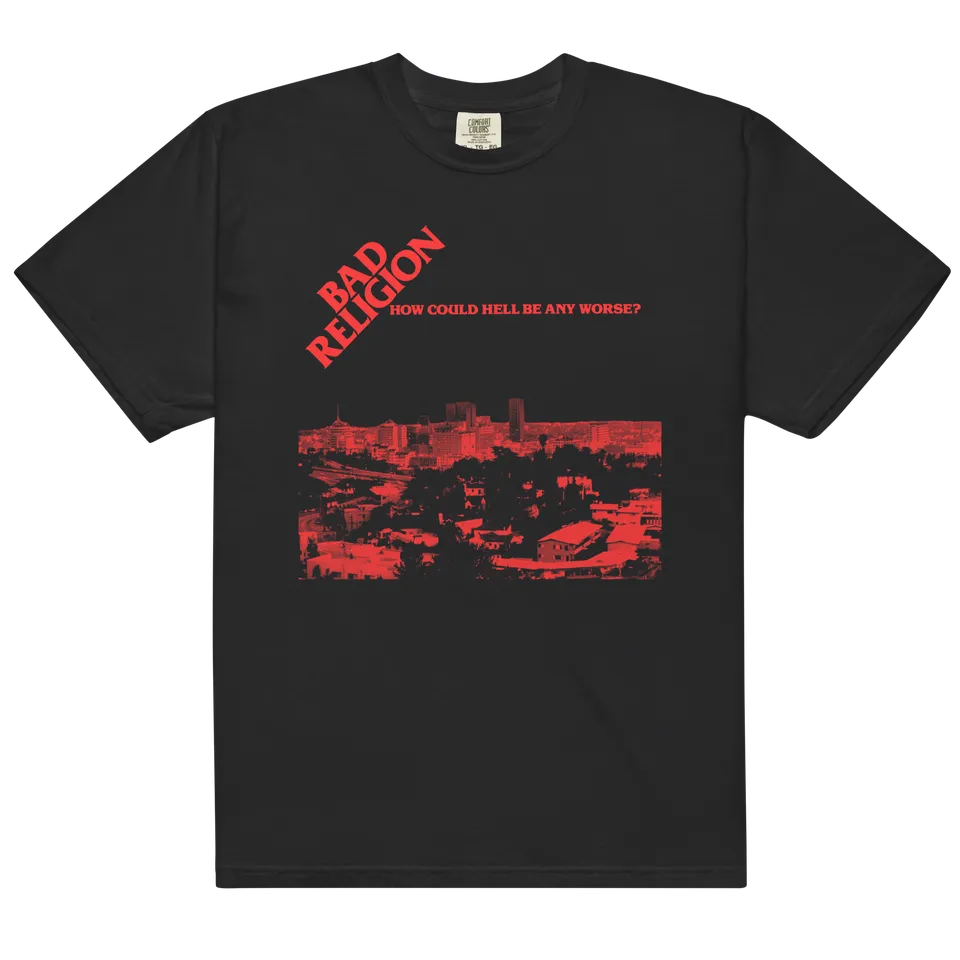 bad-religion-how-could-hell-t-shirt-noir-coton image 1
