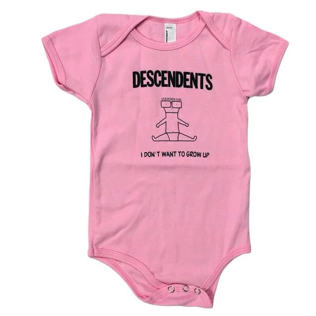 descendents-i-don-t-want-to-grow-up-body-rose-6m-coton image 1