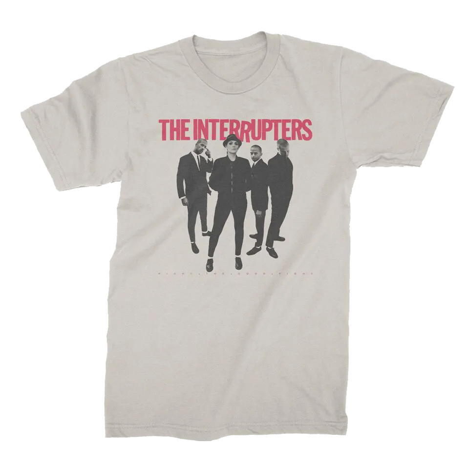 the-interrupters-fight-the-good-fight-t-shirt-naturel-coton image 1