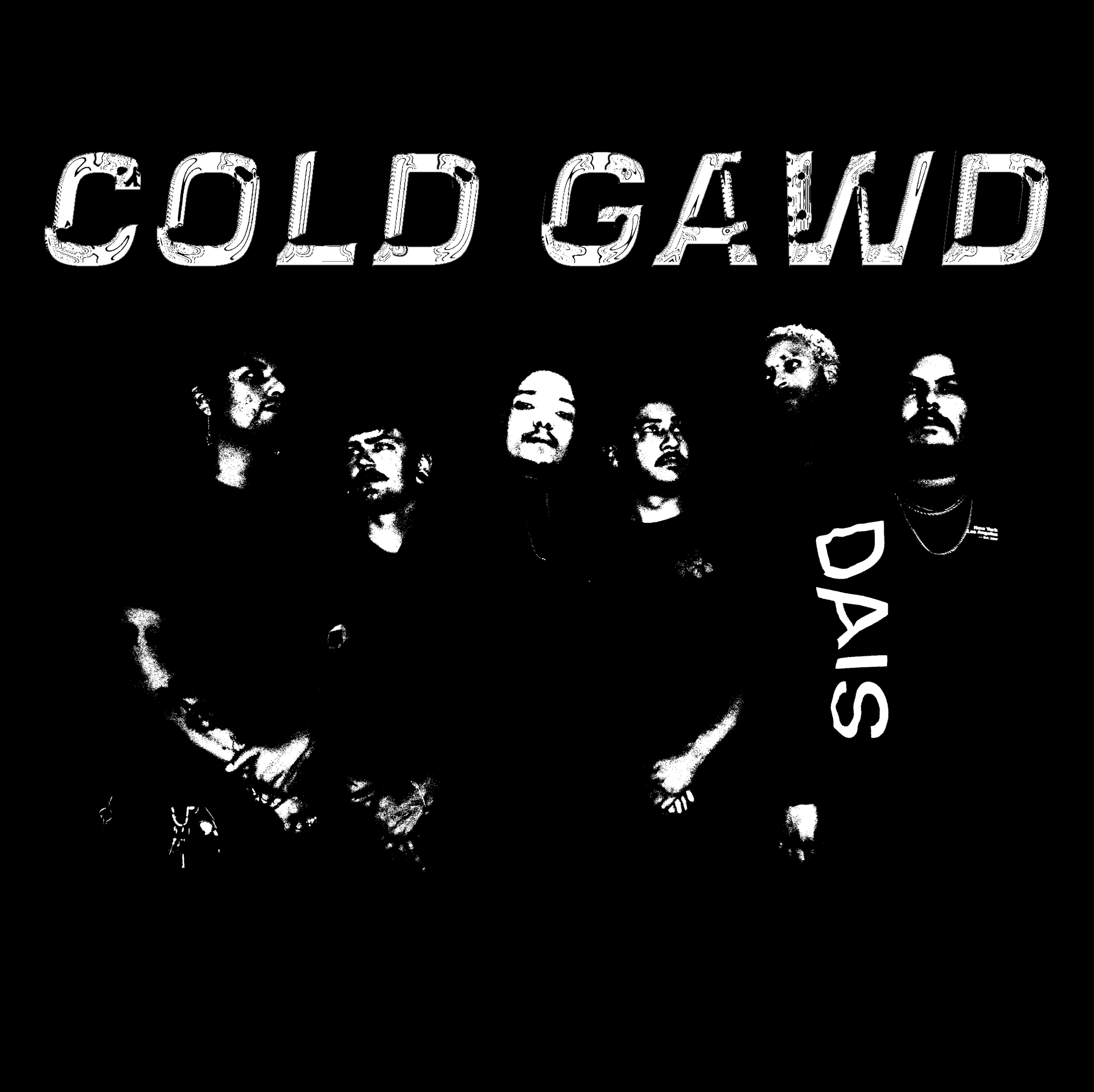 cold-gawd-t-shirt-noir-photo-groupe-taille-m image 2