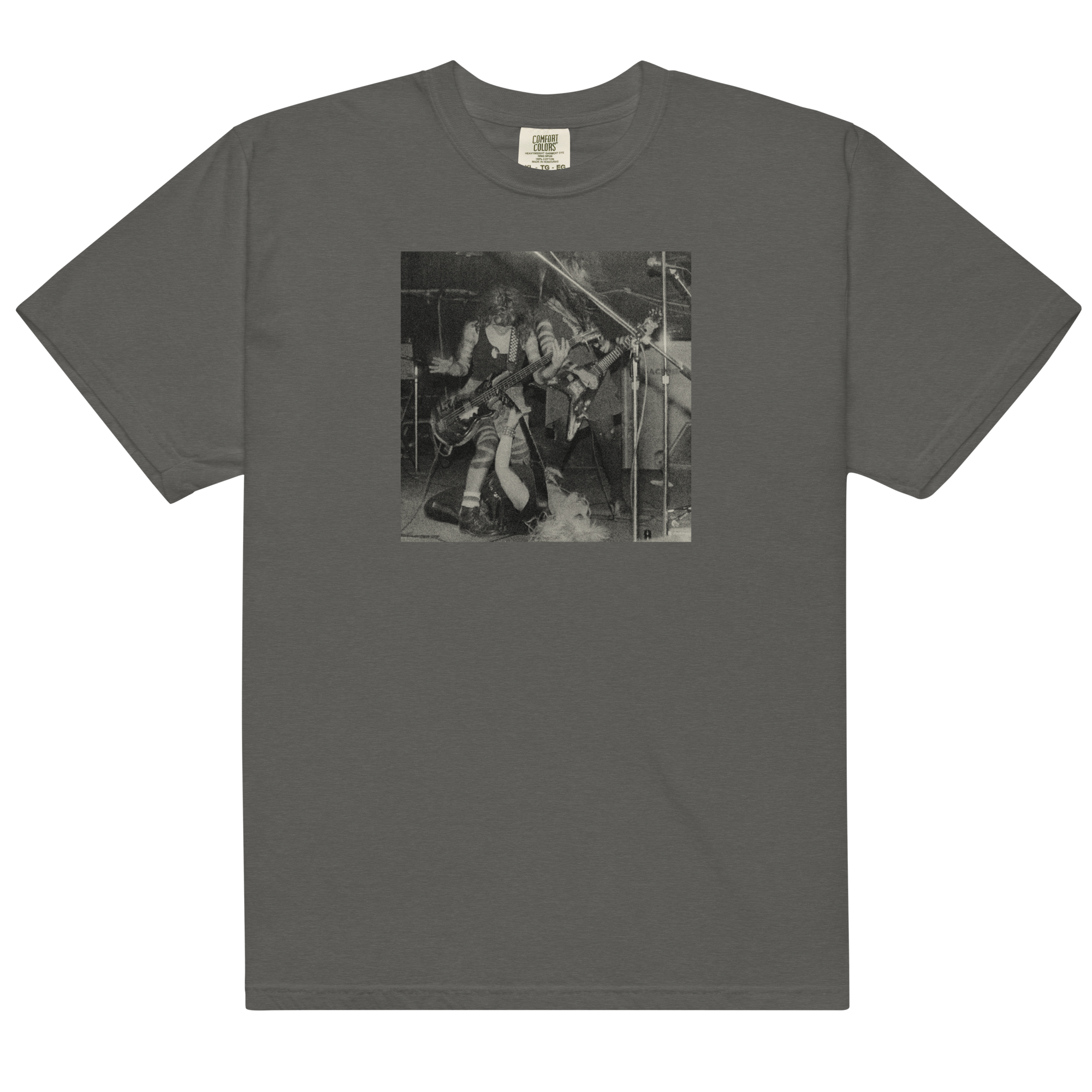 l7-t-shirt-gris-fonc-coton-pochette-album image 1