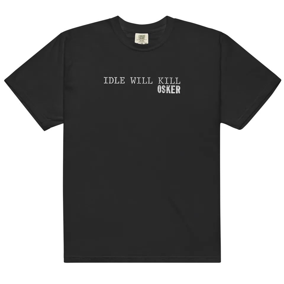 epitaph-idle-will-kill-t-shirt-noir-coton-visuel-album image 1