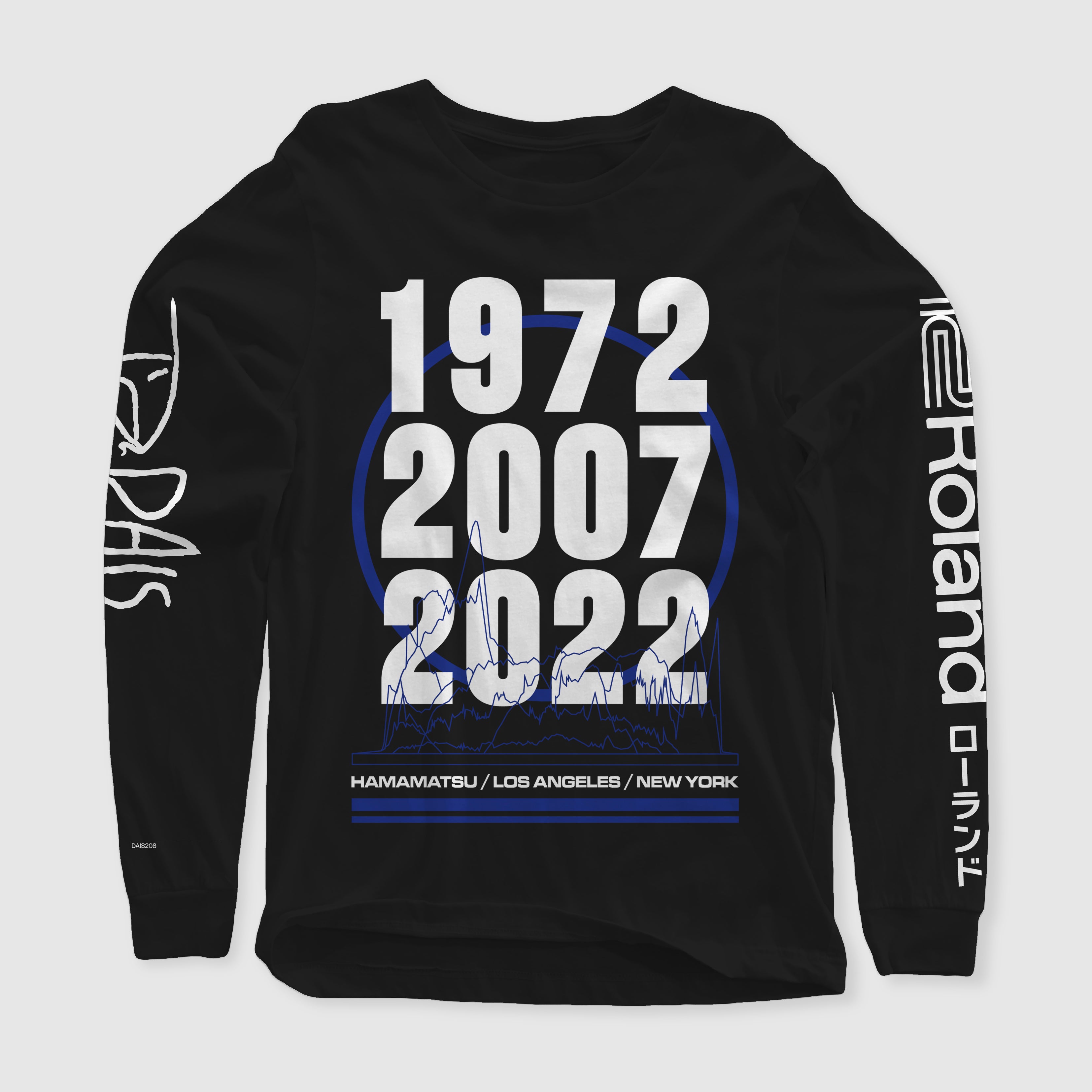 dais-records-dais-x-roland-founded-manche-longue-noir-taille-l image 6