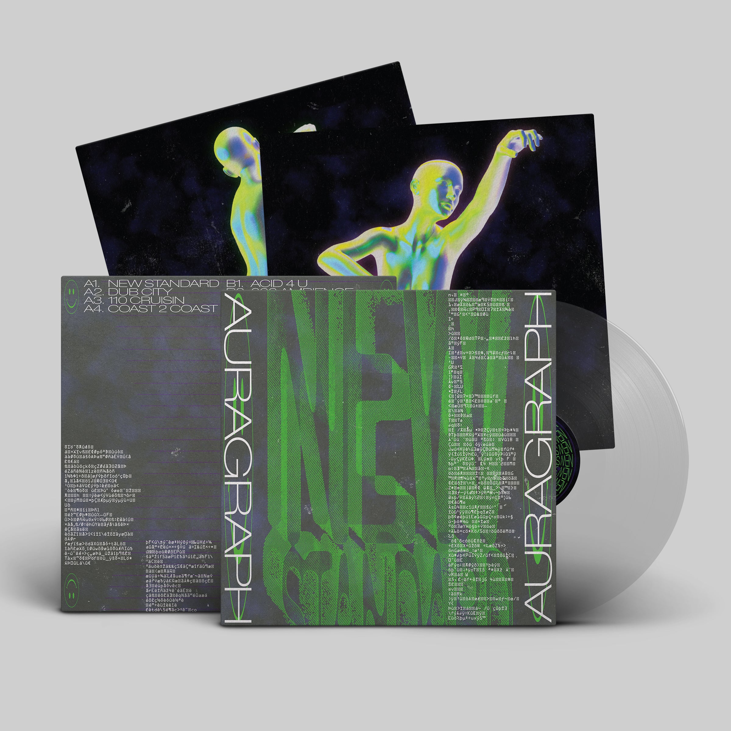 auragraph-new-standard-vinyle-lp-noir-acid-house-rave image 3