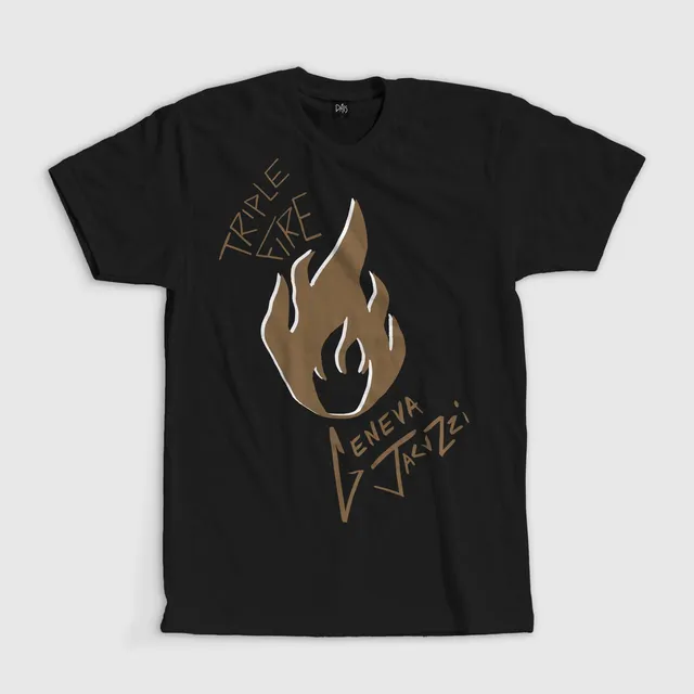 geneva-jacuzzi-triple-fire-t-shirt-noir-taille-l-flamme image 1