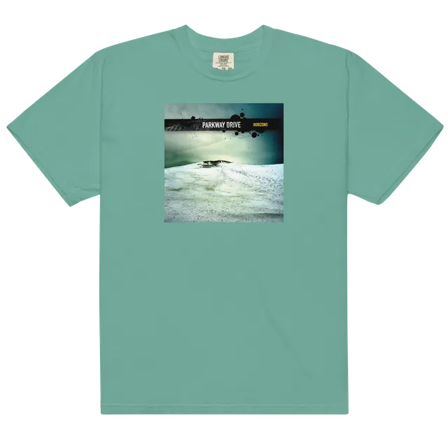 parkway-drive-horizons-t-shirt-vert-seafoam-coton image 1