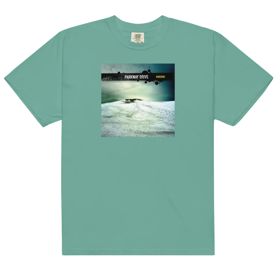parkway-drive-horizons-t-shirt-vert-seafoam-coton image 1