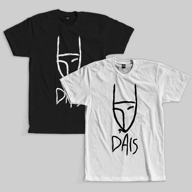 dais-records-dais-logo-t-shirt-noir-coton-taille-l image 1