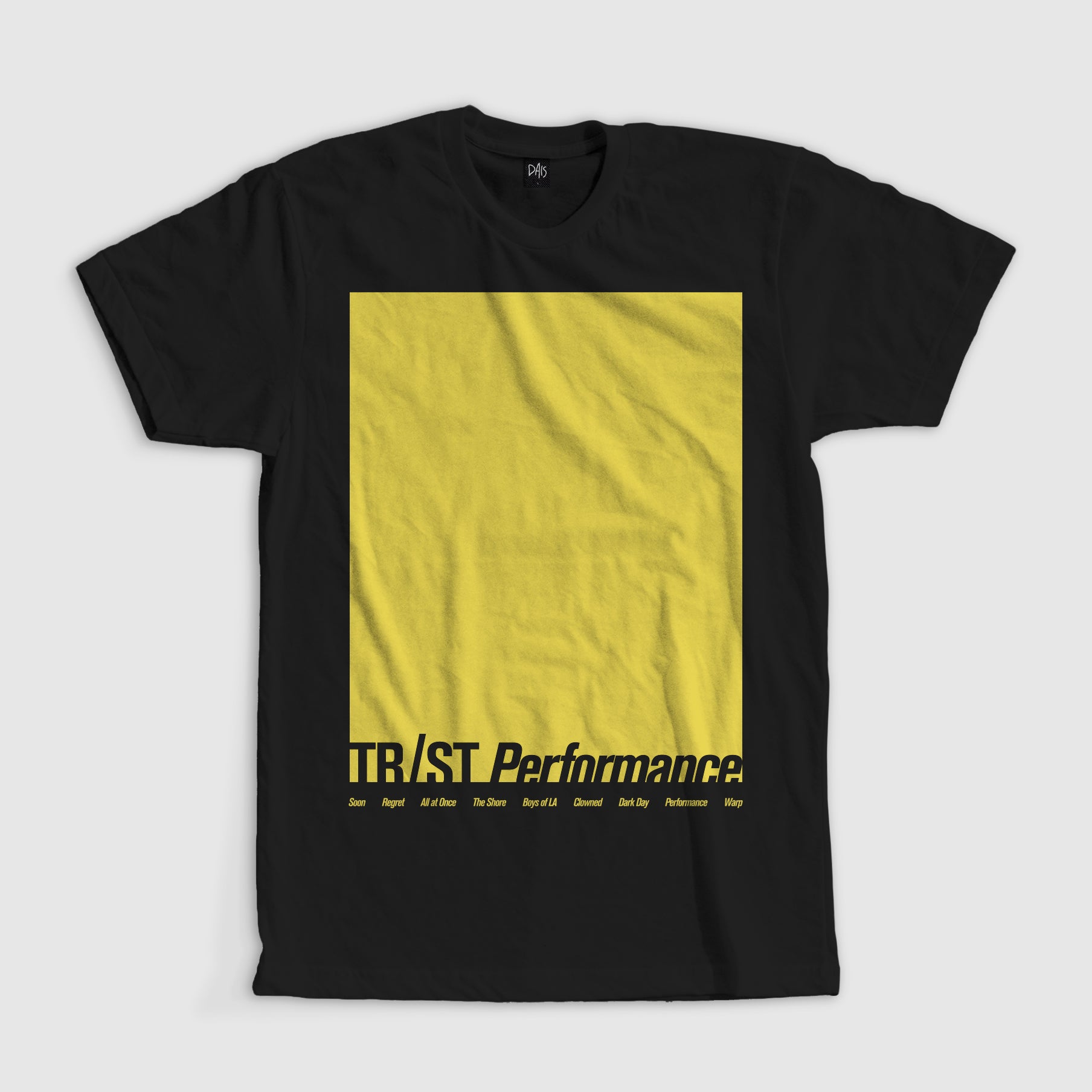 tr-st-performance-t-shirt-noir-jaune-taille-l image 1