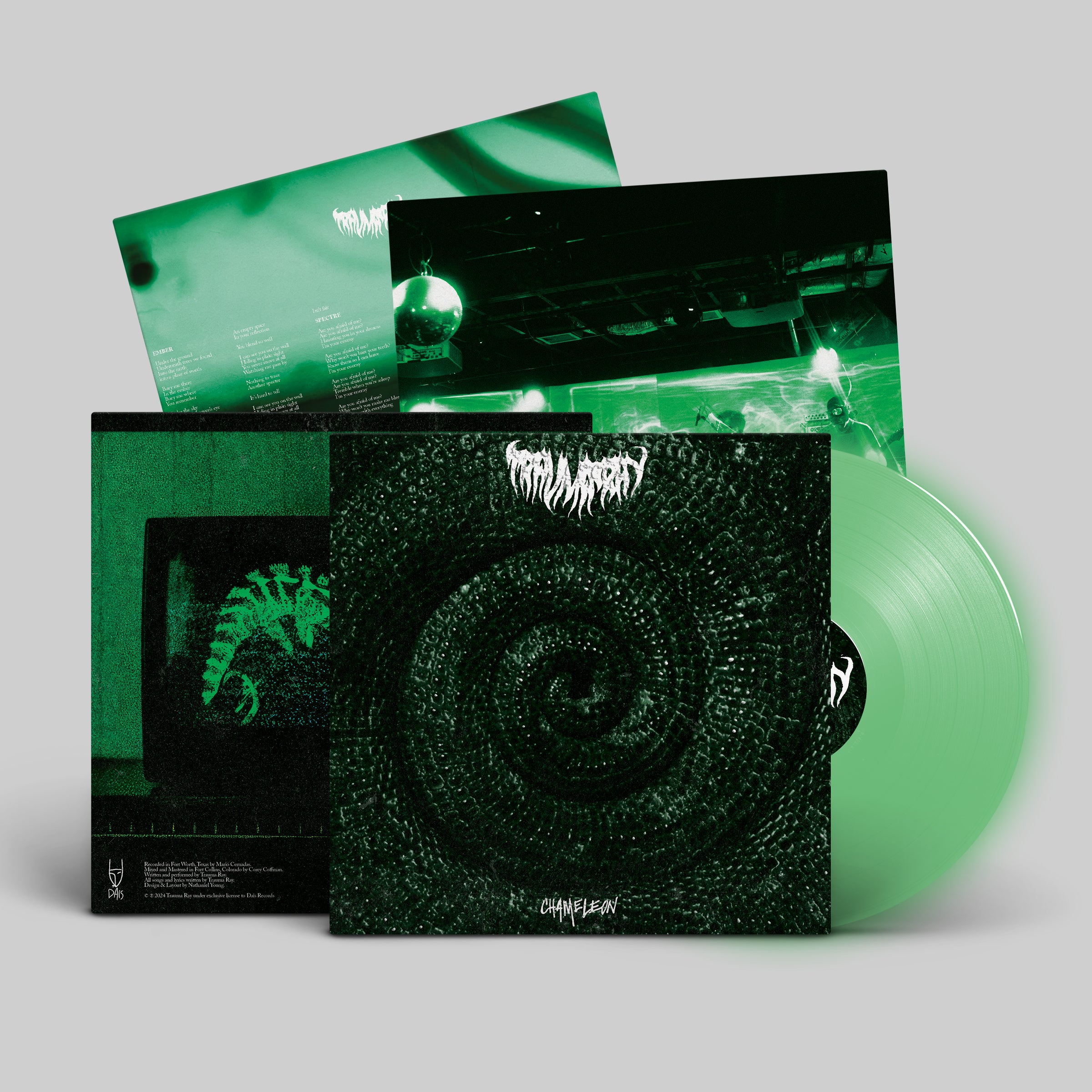 dais-trauma-ray-chameleon-vinyle-vert-splatter-cd image 6