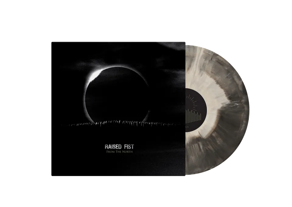 raised-fist-from-the-north-lp-vinyle-galaxy-noir-blanc image 1