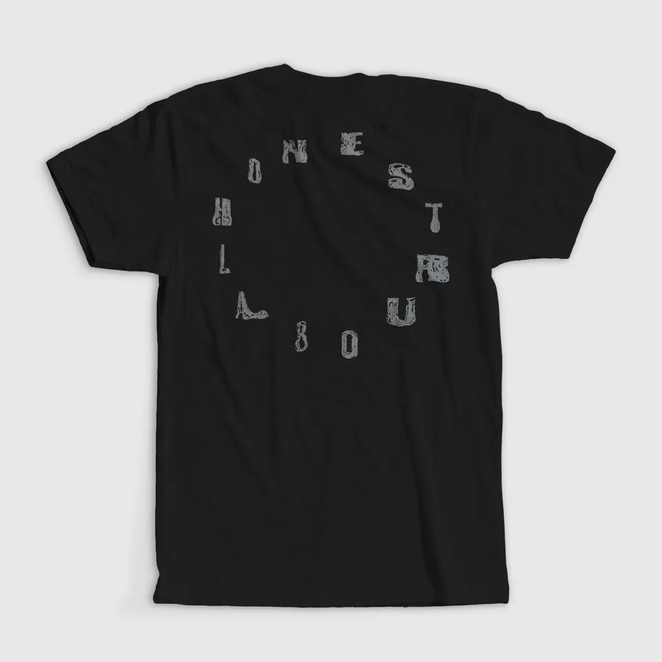 dais-space-afrika-honest-labour-t-shirt-noir-deux-faces image 1