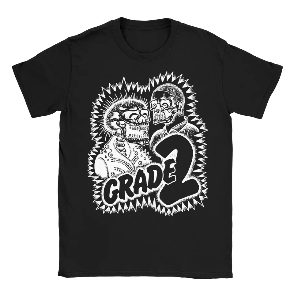 grade-2-skeletons-t-shirt-noir-coton image 1