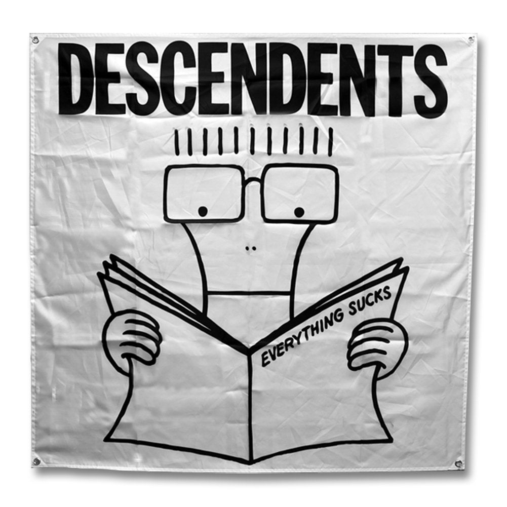 descendents-everything-sucks-drapeau-blanc-46-pouces image 1
