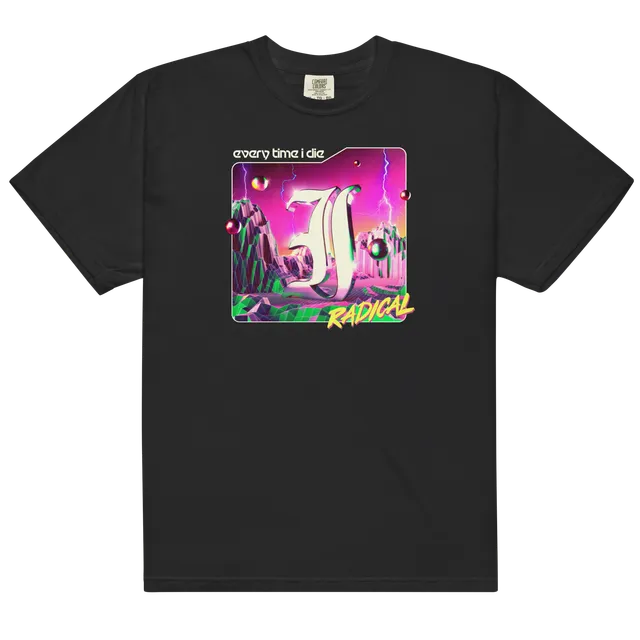 radical-t-shirt-noir-100-coton-visuel-album image 1