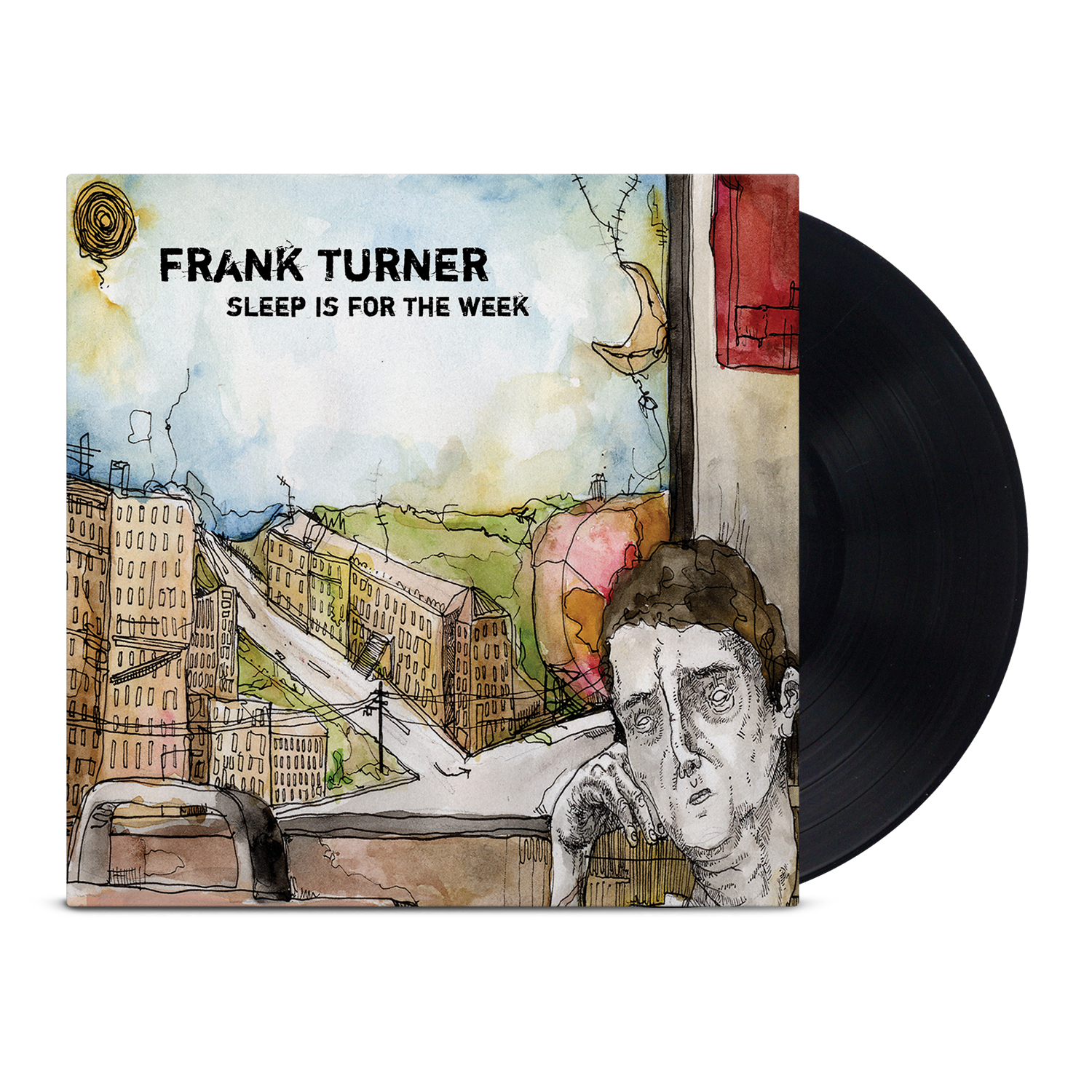 frank-turner-sleep-is-for-the-week-vinyle-12-noir image 1