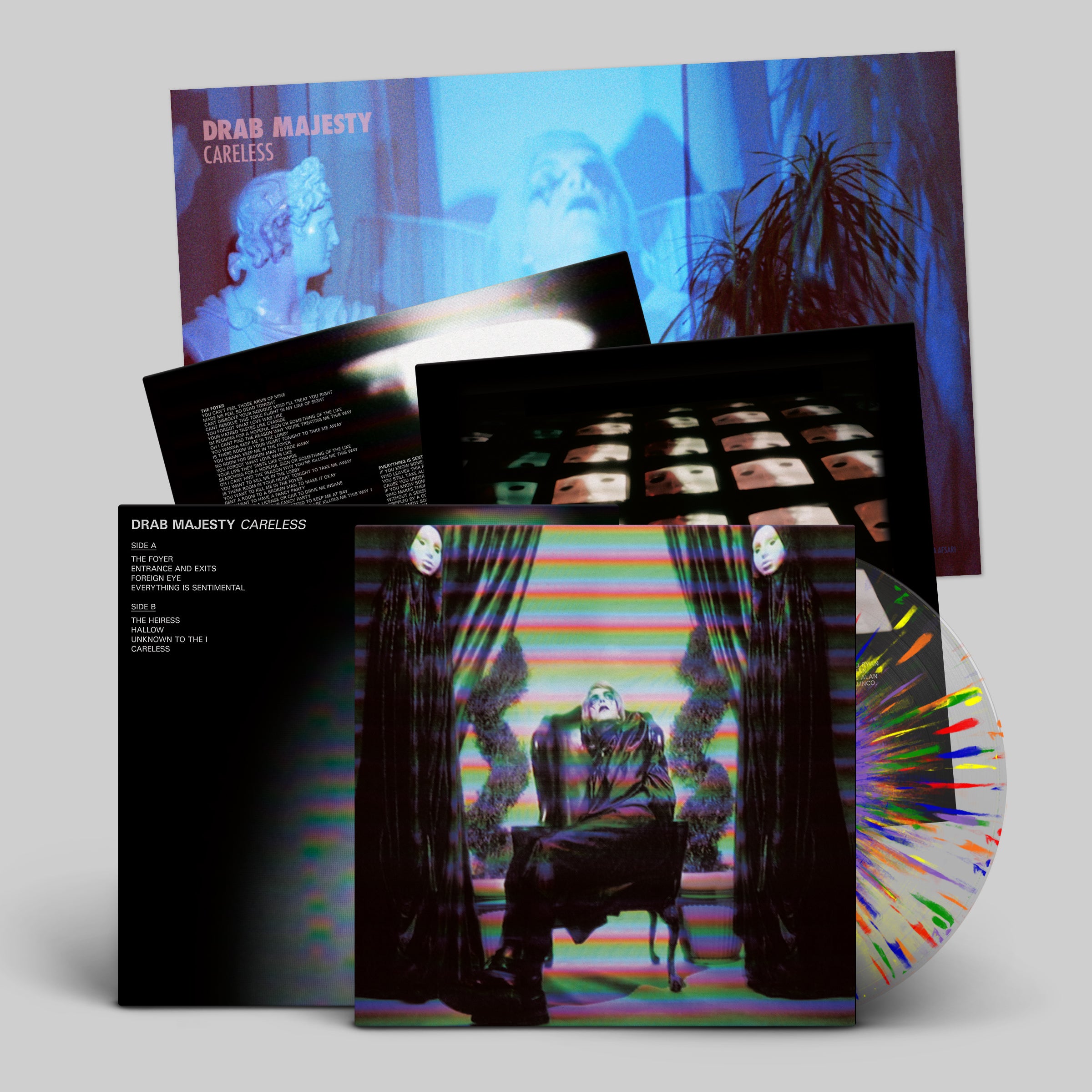 drab-majesty-careless-vinyle-lp-noir-dition-black-vinyl-lp image 4