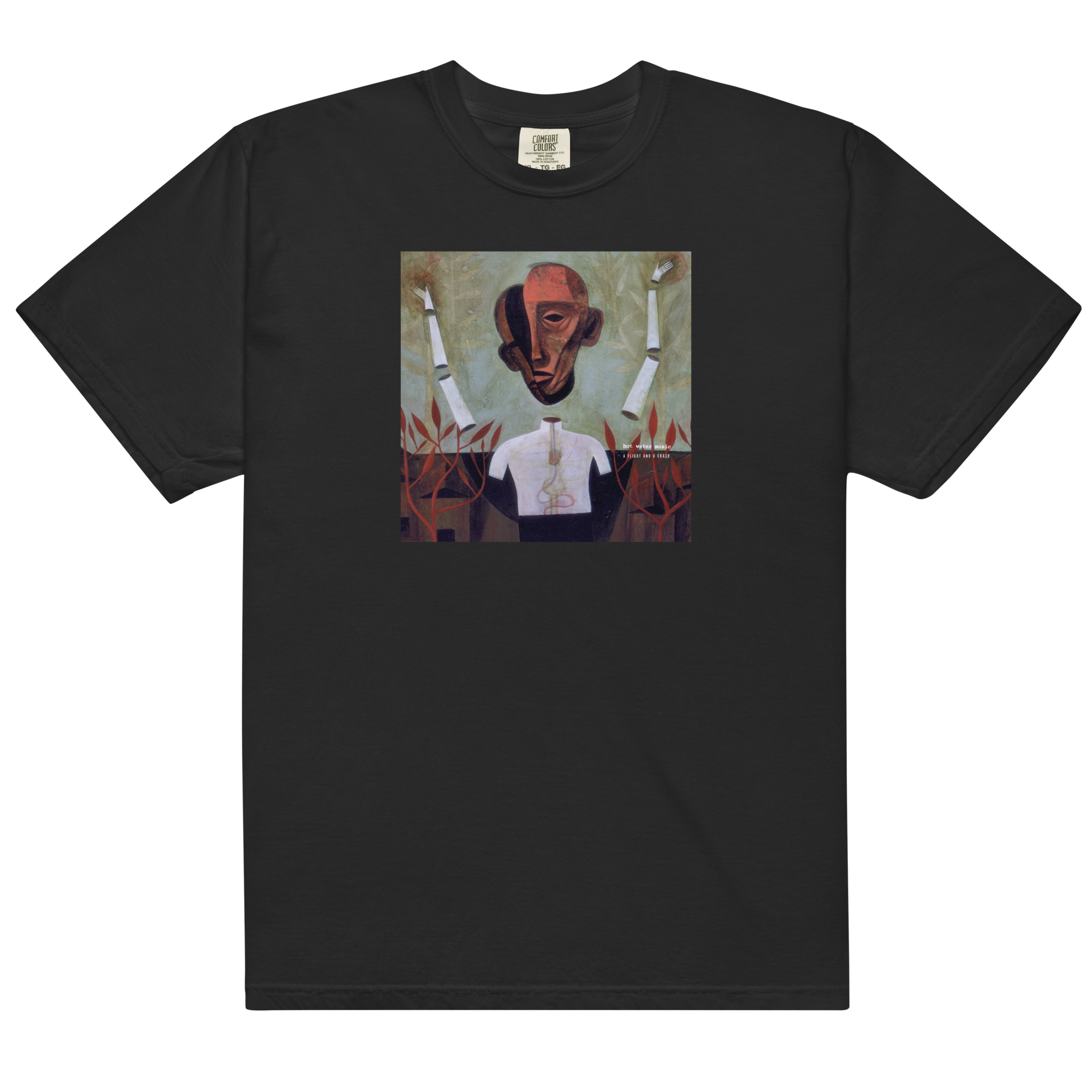 epitaph-records-a-fight-and-a-crash-t-shirt-noir-coton image 1