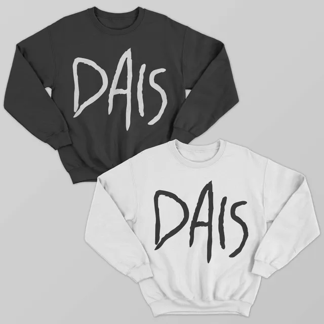 dais-records-crewneck-sweat-col-rond-noir-taille-m-coton image 1