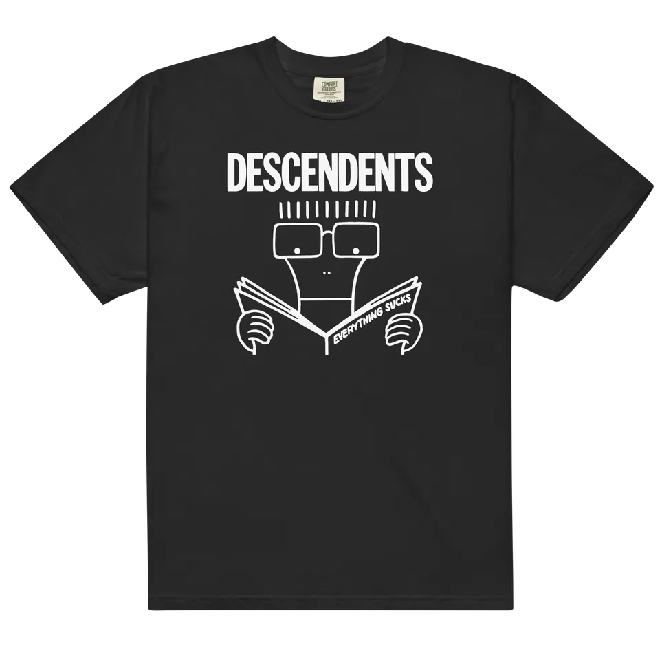 descendents-everything-sucks-t-shirt-noir-coton-album image 1