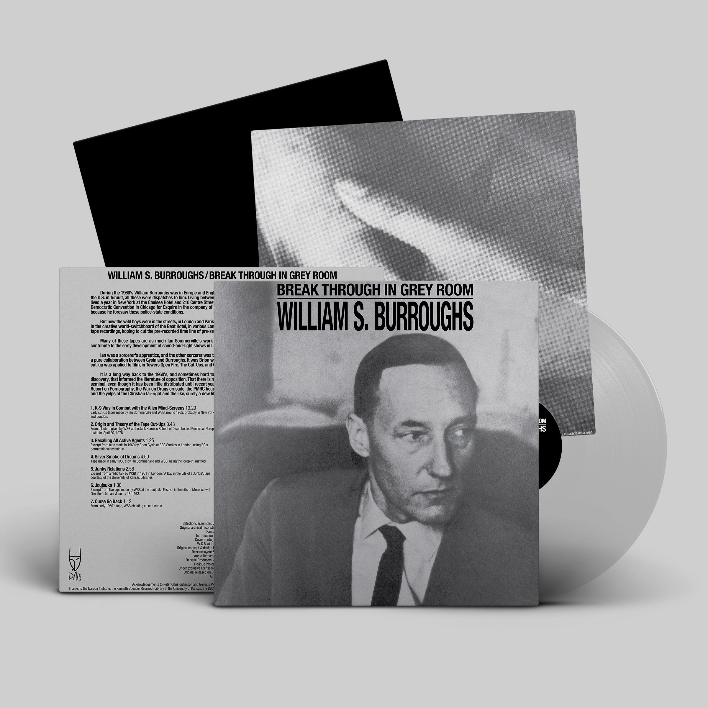 dais-burroughs-break-through-vinyle-lp-noir-spoken-word image 4