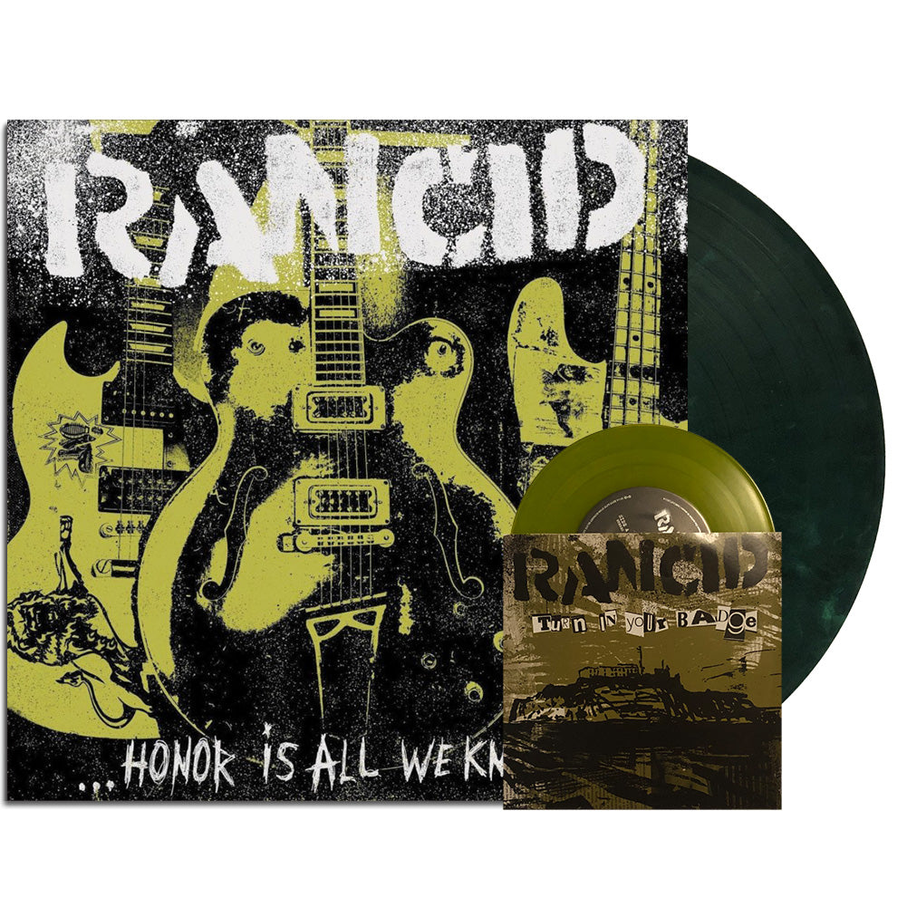 rancid-honor-is-all-we-know-deluxe-lp-7-vinyle-vert image 1