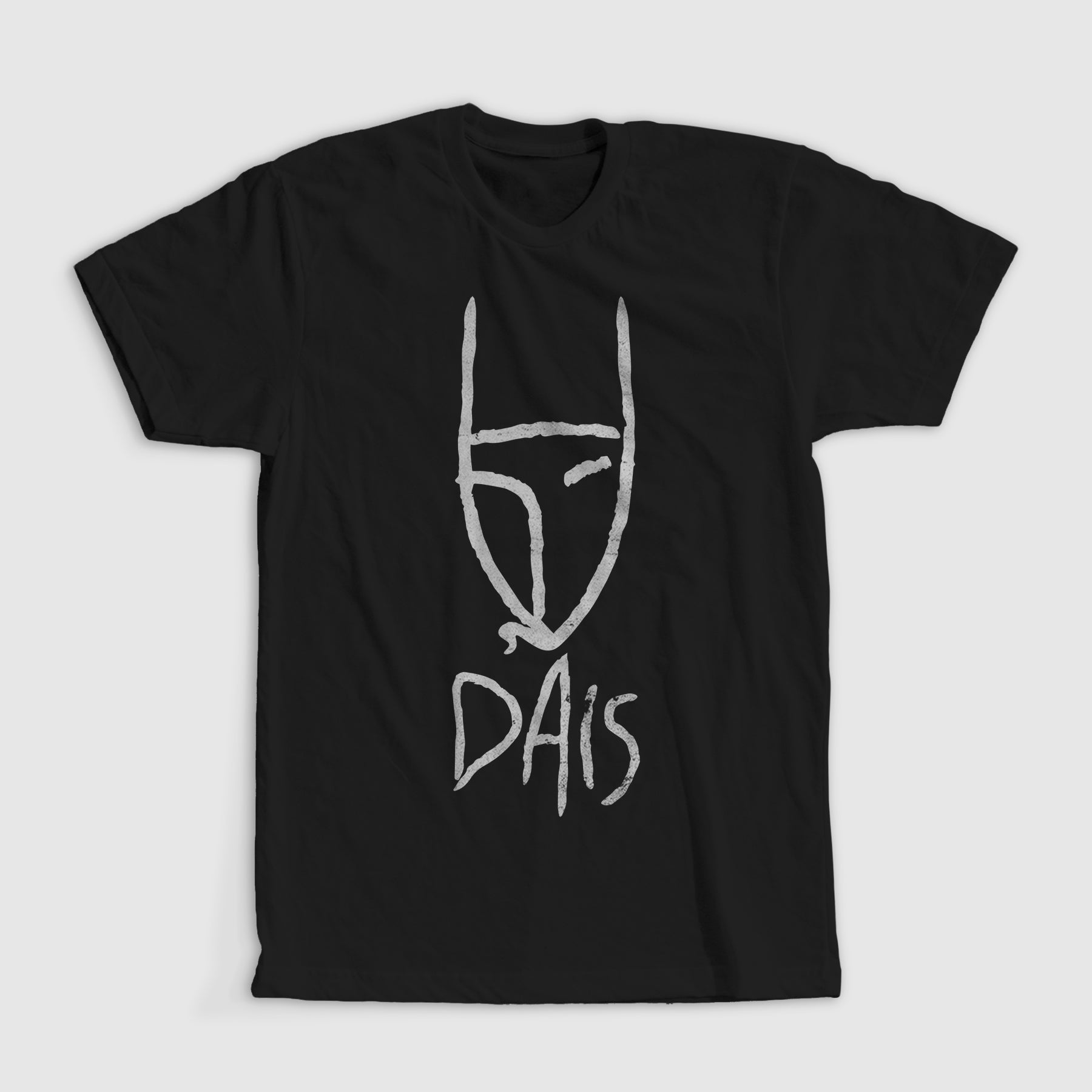 dais-records-dais-logo-t-shirt-noir-coton-taille-l image 2