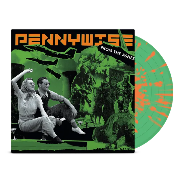 pennywise-from-the-ashes-lp-vinyle-vert-splatter image 1