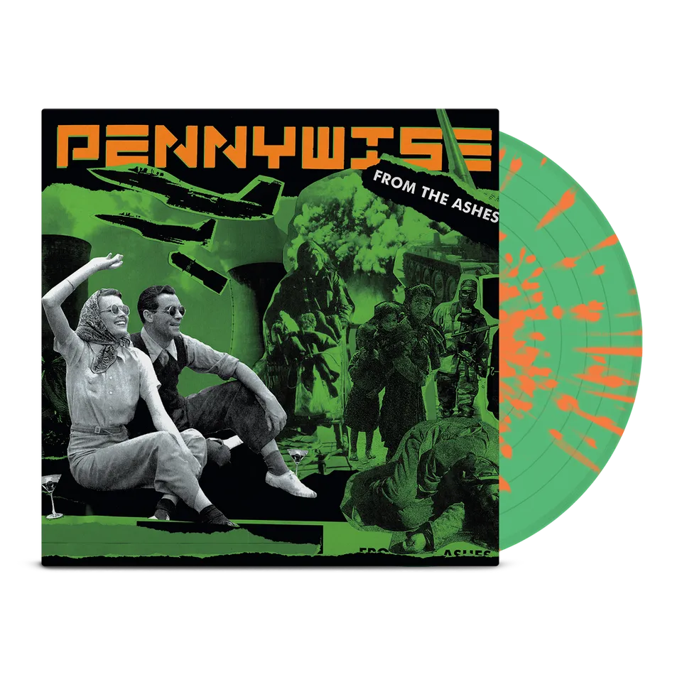 pennywise-from-the-ashes-lp-vinyle-vert-splatter image 1