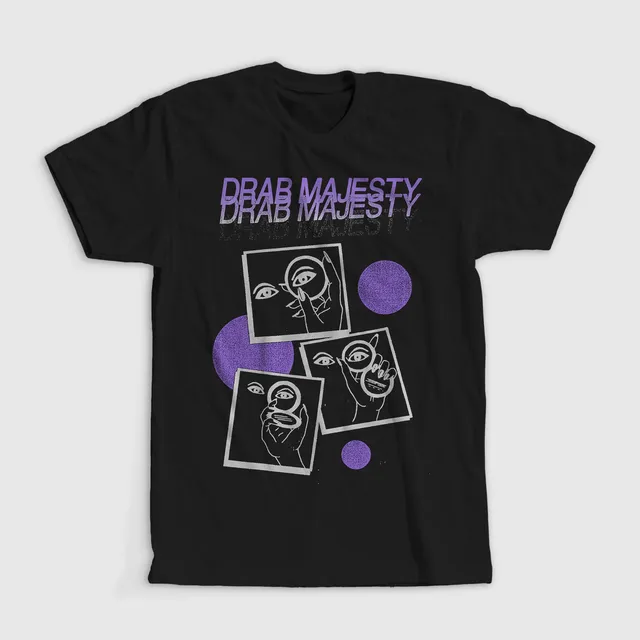 drab-majesty-modern-mirror-t-shirt-noir-am-thyste-s image 1